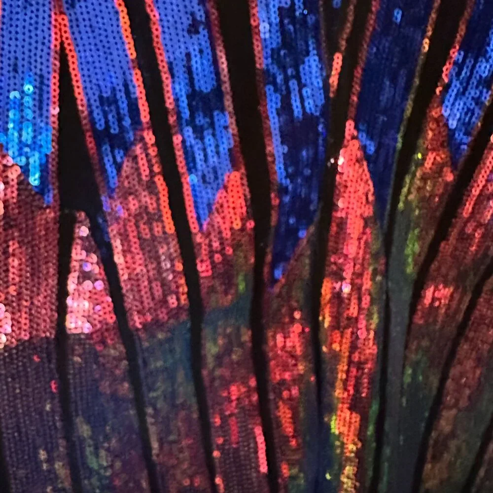 Color-Shifting Sequin Caftan | Jennafer Grace | Petite/XL Fit - Picture 3 of 11